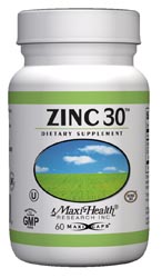 Maxi Health Kosher Maxi Zinc 30 100 MaxiCaps